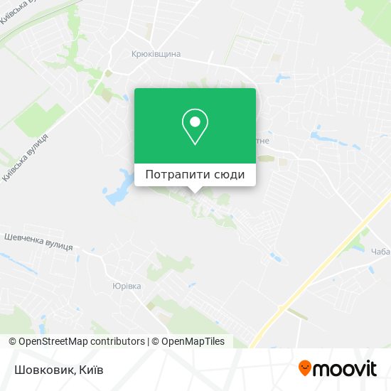 Карта Шовковик