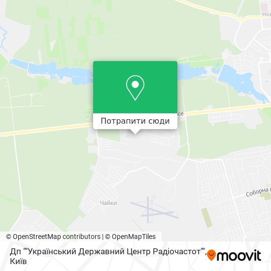 Карта Дп ""Український Державний Центр Радіочастот""