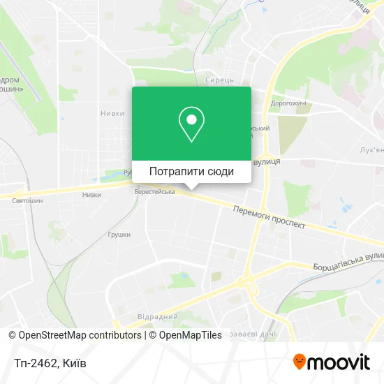 Карта Тп-2462