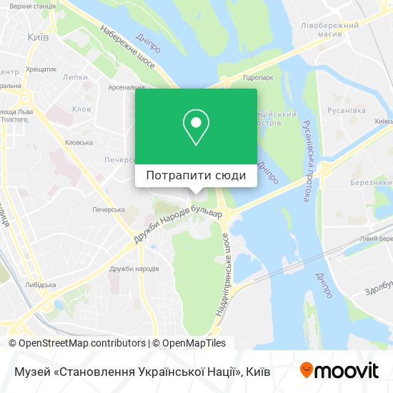 Карта Музей «Становлення Української Нації»
