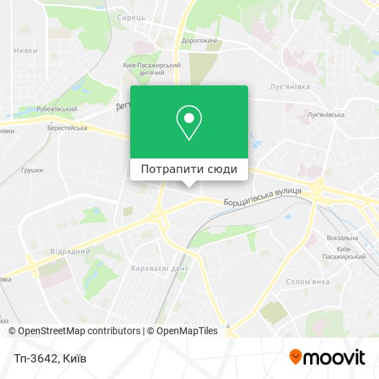 Карта Тп-3642