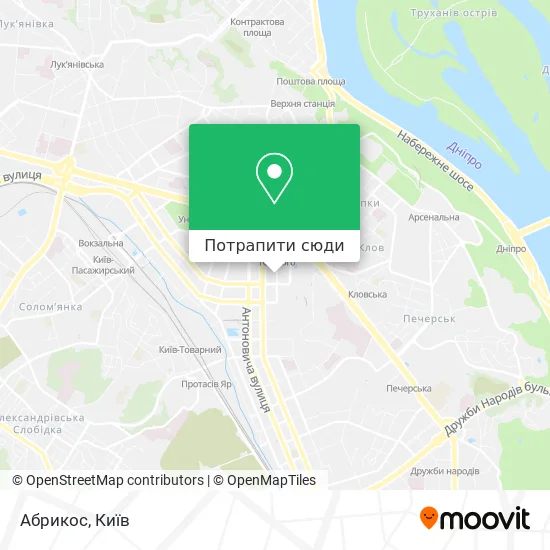 Карта Абрикос