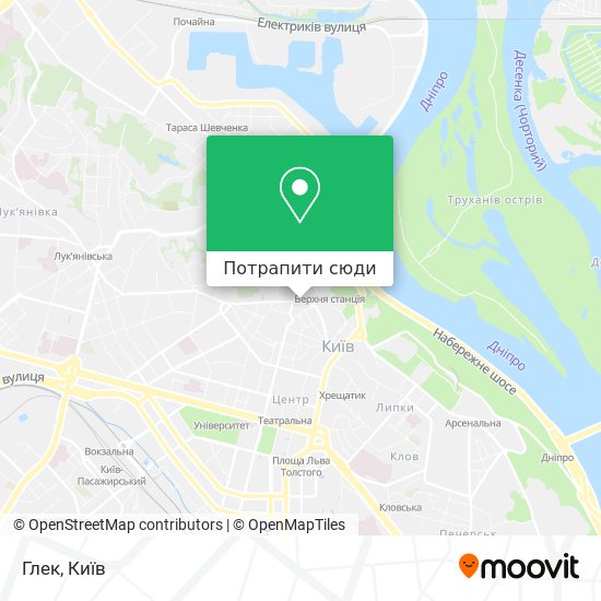 Карта Глек