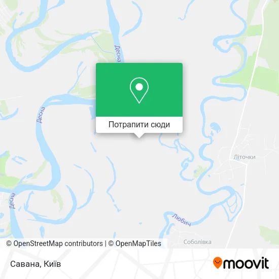 Карта Савана