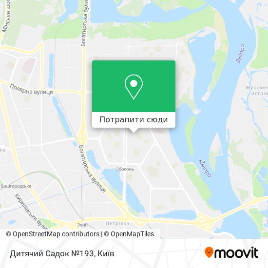 Карта Дитячий Садок №193