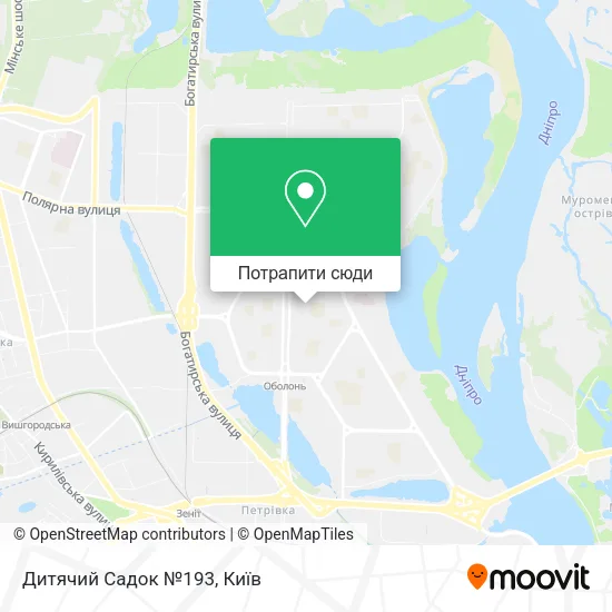 Карта Дитячий Садок №193