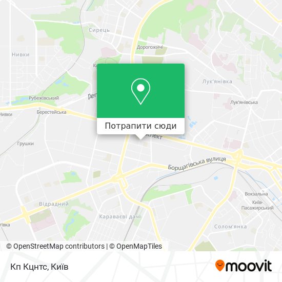 Карта Кп Кцнтс
