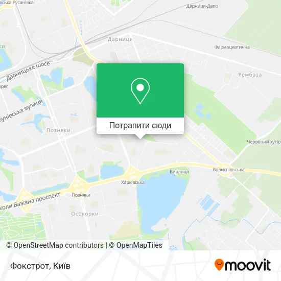 Карта Фокстрот