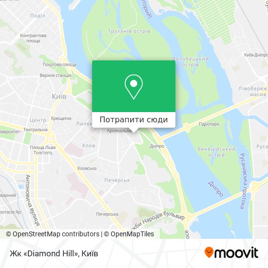Карта Жк «Diamond Hill»