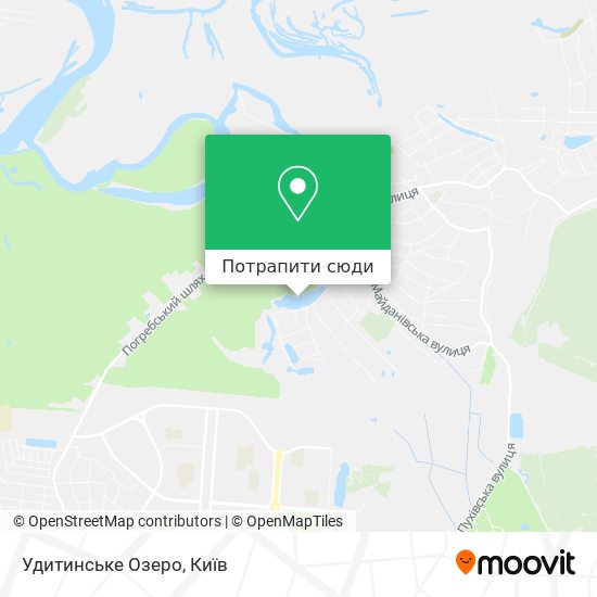 Карта Удитинське Озеро