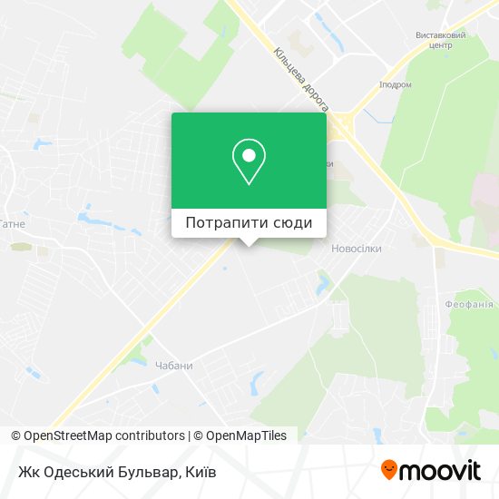 Карта Жк Одеський Бульвар