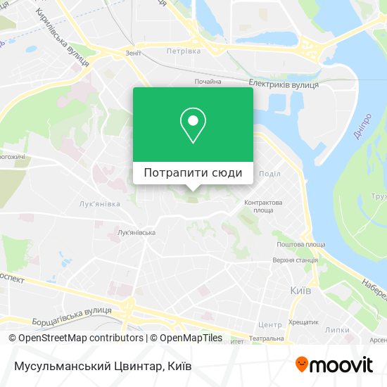 Карта Мусульманський Цвинтар