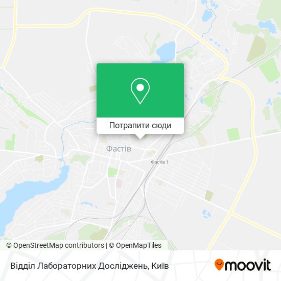 Карта Відділ Лабораторних Досліджень