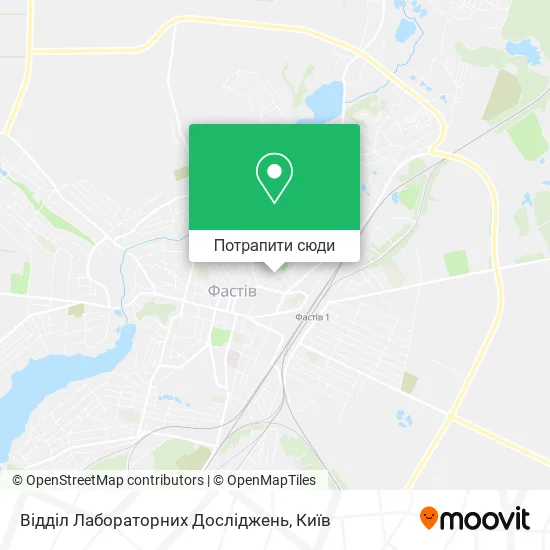 Карта Відділ Лабораторних Досліджень