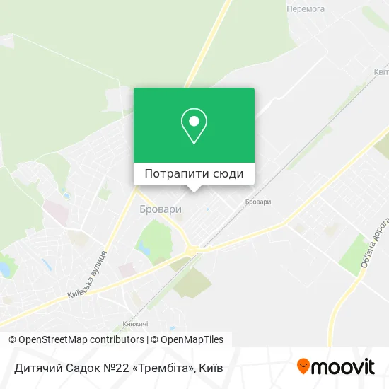 Карта Дитячий Садок №22 «Трембіта»