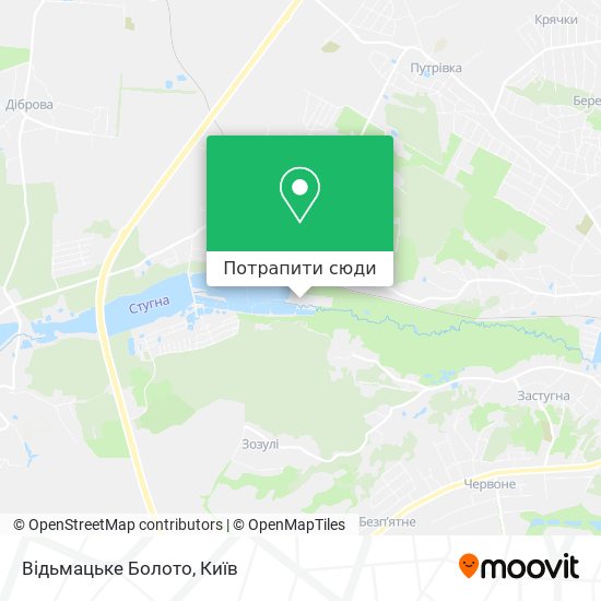 Карта Відьмацьке Болото