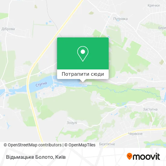 Карта Відьмацьке Болото