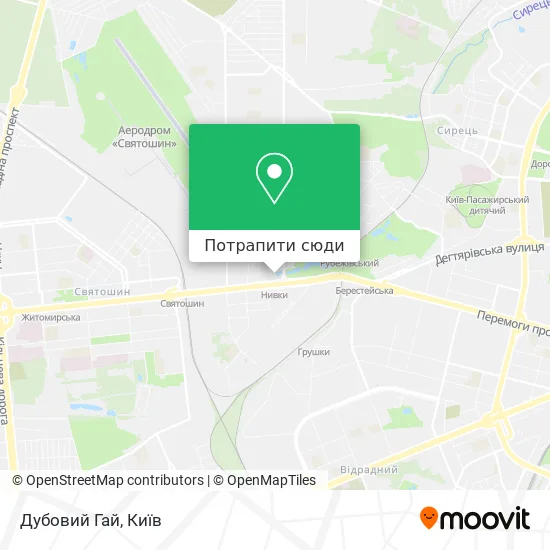 Карта Дубовий Гай
