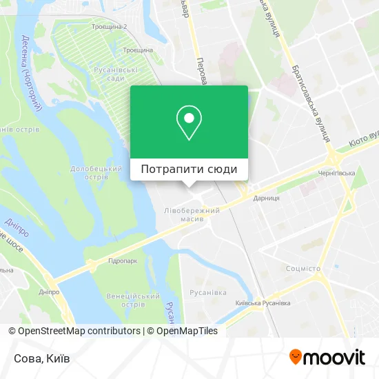 Карта Сова