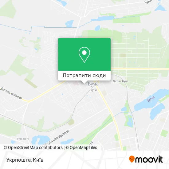 Карта Укрпошта