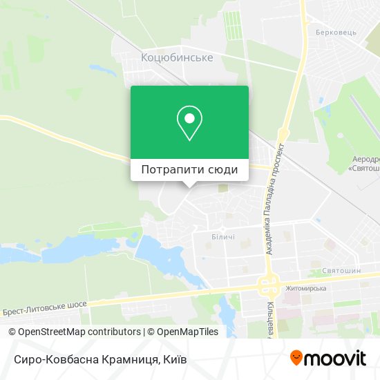 Карта Сиро-Ковбасна Крамниця