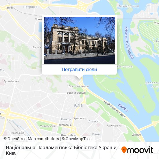 Карта Національна Парламентська Бібліотека України