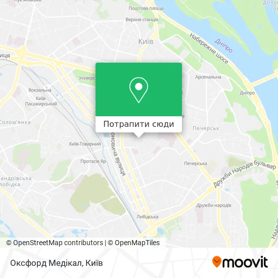Карта Оксфорд Медікал
