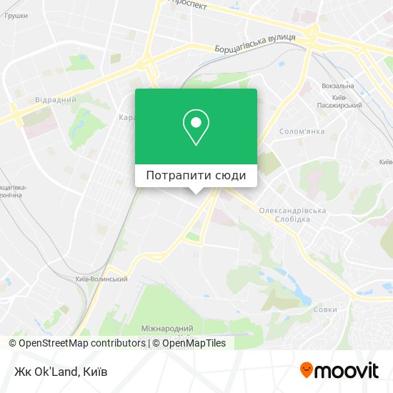 Карта Жк Ok'Land