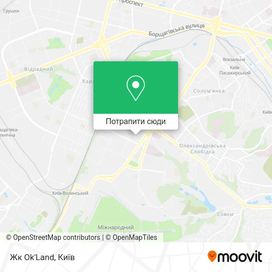 Карта Жк Ok'Land