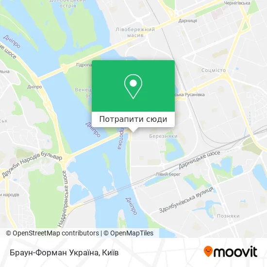 Карта Браун-Форман Україна