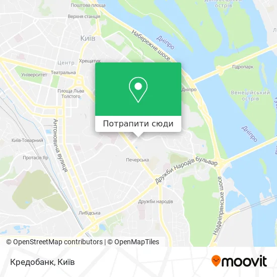 Карта Кредобанк
