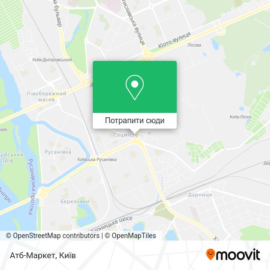 Карта Атб-Маркет