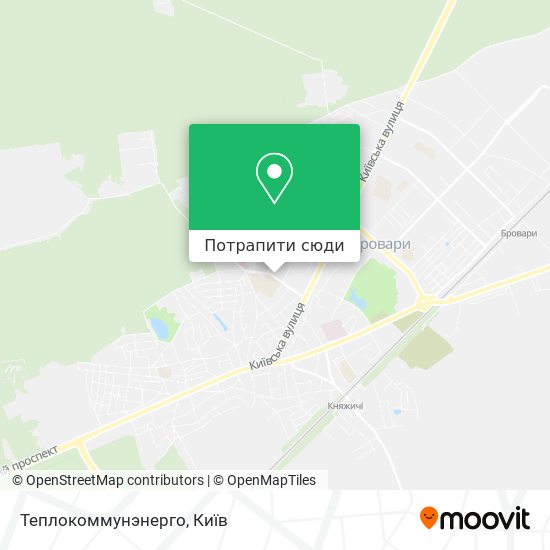 Карта Теплокоммунэнерго