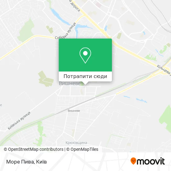 Карта Море Пива