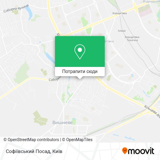 Карта Софіївський Посад