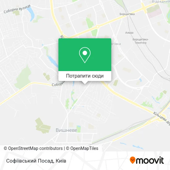 Карта Софіївський Посад