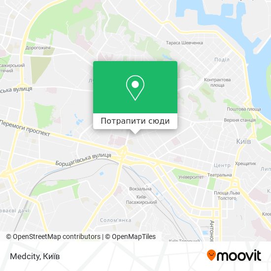 Карта Medcity