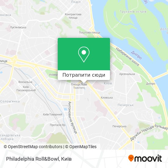 Карта Philadelphia Roll&Bowl