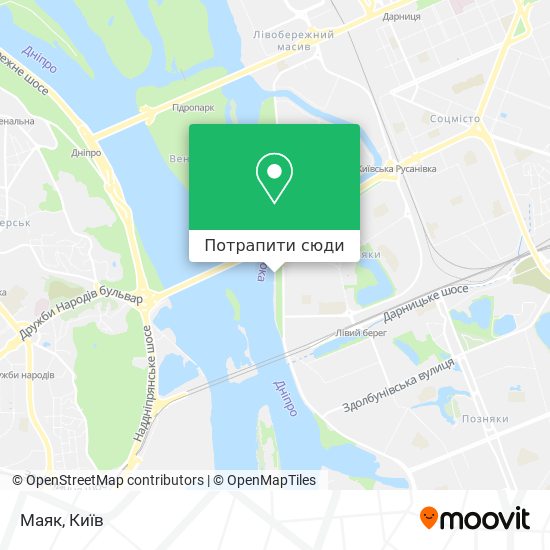 Карта Маяк