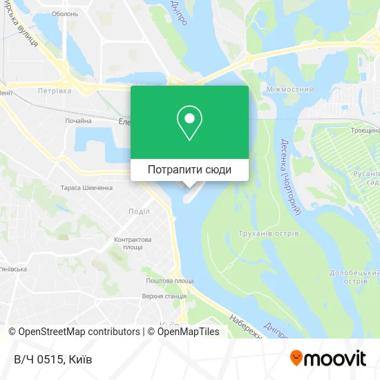 Карта В/Ч 0515