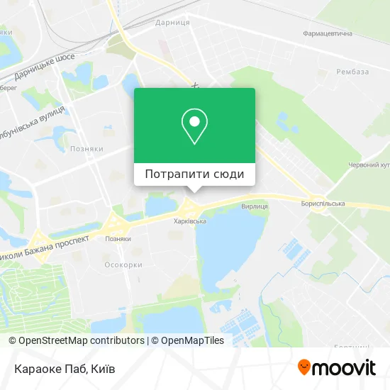 Карта Караоке Паб