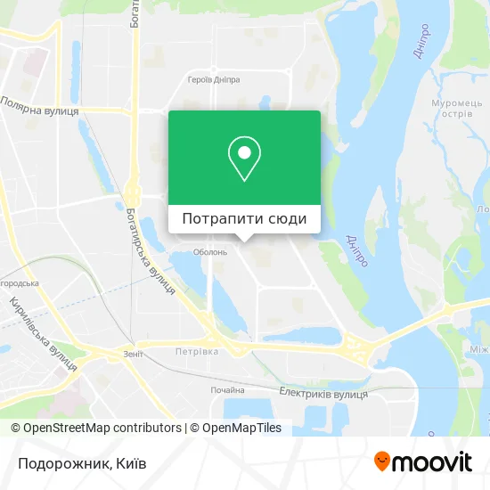 Карта Подорожник