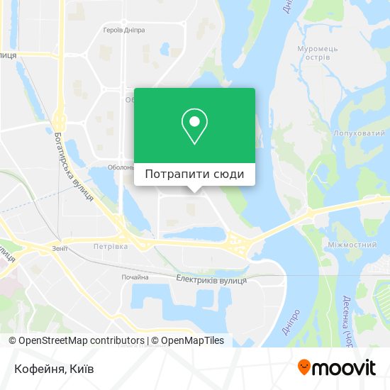 Карта Кофейня