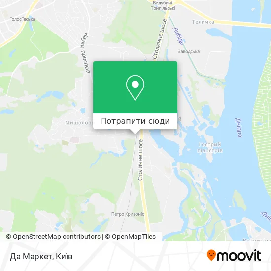 Карта Да Маркет