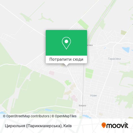 Карта Цирюльня (Парикмахерська)