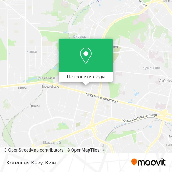 Карта Котельня Кнеу