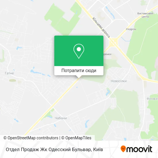 Карта Отдел Продаж Жк Одесский Бульвар