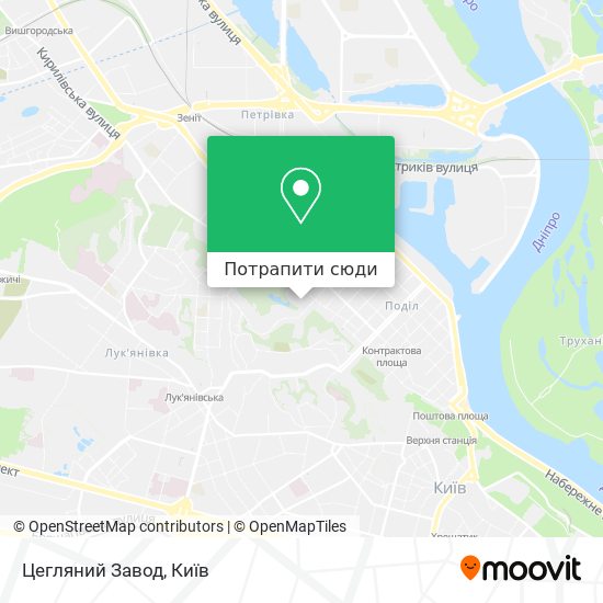 Карта Цегляний Завод