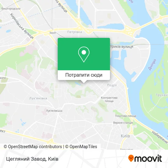 Карта Цегляний Завод