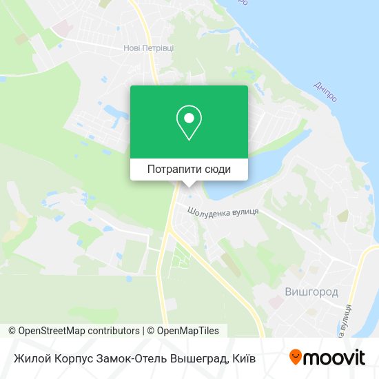 Карта Жилой Корпус Замок-Отель Вышеград